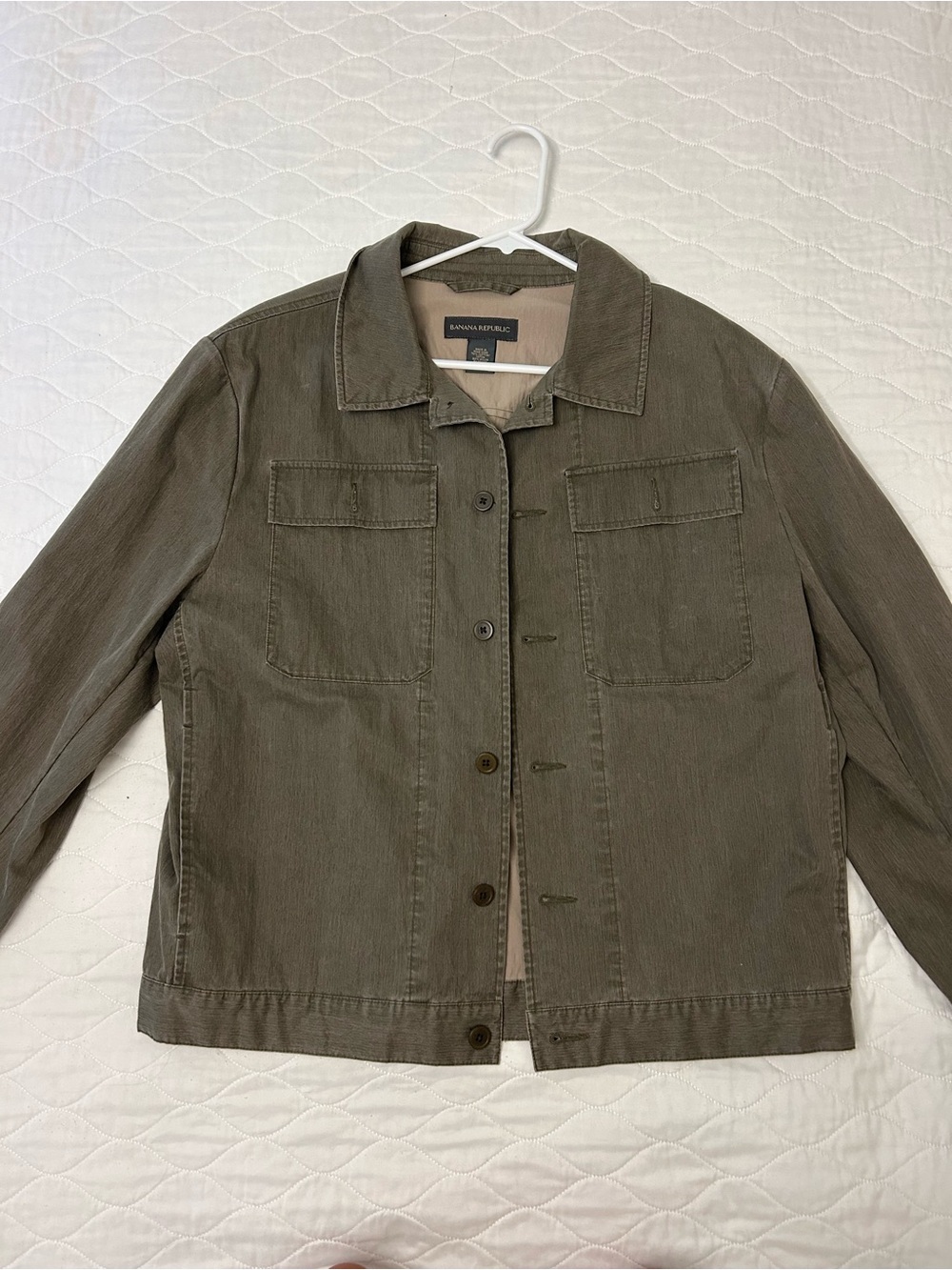Banana Republic Olive Green Utility Jacket